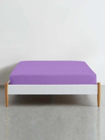 Простынь на резинке ранфорс DOTS Cosas модель DropViolet_100x200x20 Фото