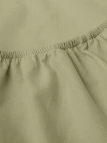 Простынь на резинке фланель OLIVE Cosas модель Flannel_05Olive_60x120x12 Фото