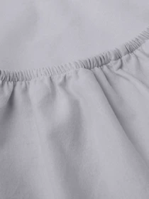 Простынь на резинке фланель SILVER Cosas модель Flannel_36Silver_60x120x12 Фото