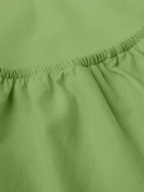 Простынь на резинке фланель LIME Cosas модель Flannel_51Lime_60x120x12 Фото