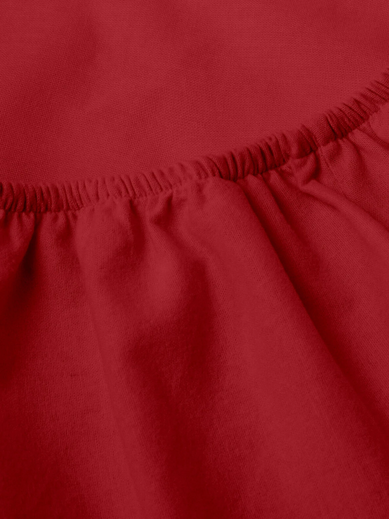 Простынь на резинке фланель BURGUNDY Cosas модель Flannel_55Burgundy_60x120x12 Фото