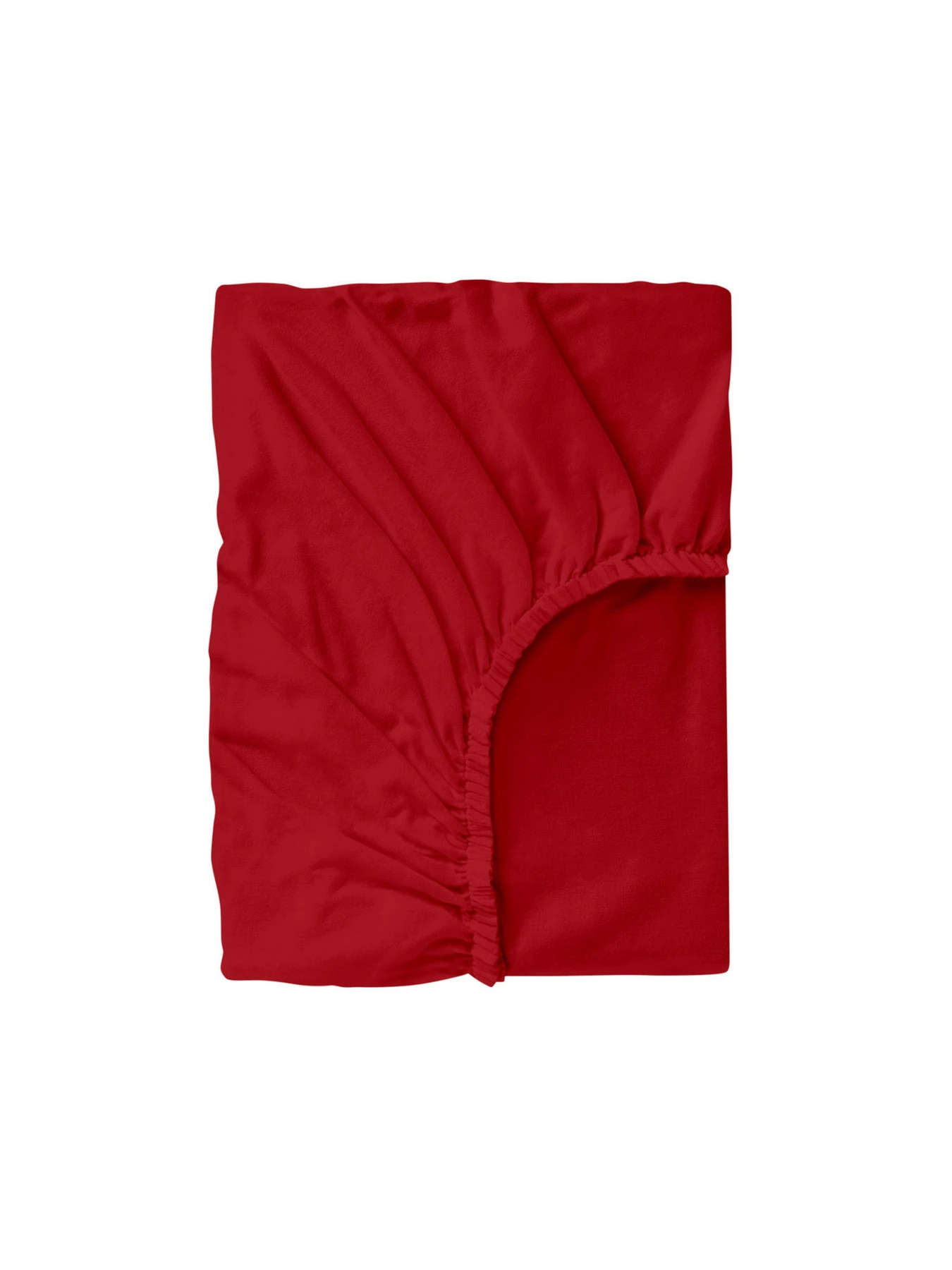 Простынь на резинке фланель BURGUNDY Cosas модель Flannel_55Burgundy_60x120x12 Фото