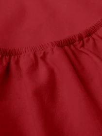 Простынь на резинке фланель BURGUNDY Cosas модель Flannel_55Burgundy_60x120x12 Фото