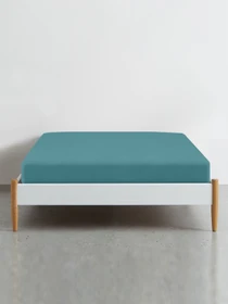 Простирадло на резинці фланель AZURE Cosas модель Flannel_68Azure_60x120x12 Фото