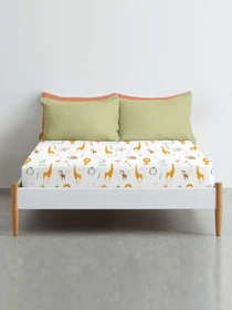 Простынь на резинке фланель AFRICA ZOO Cosas модель Flannel_AfricaZoo_60x120x12 Фото