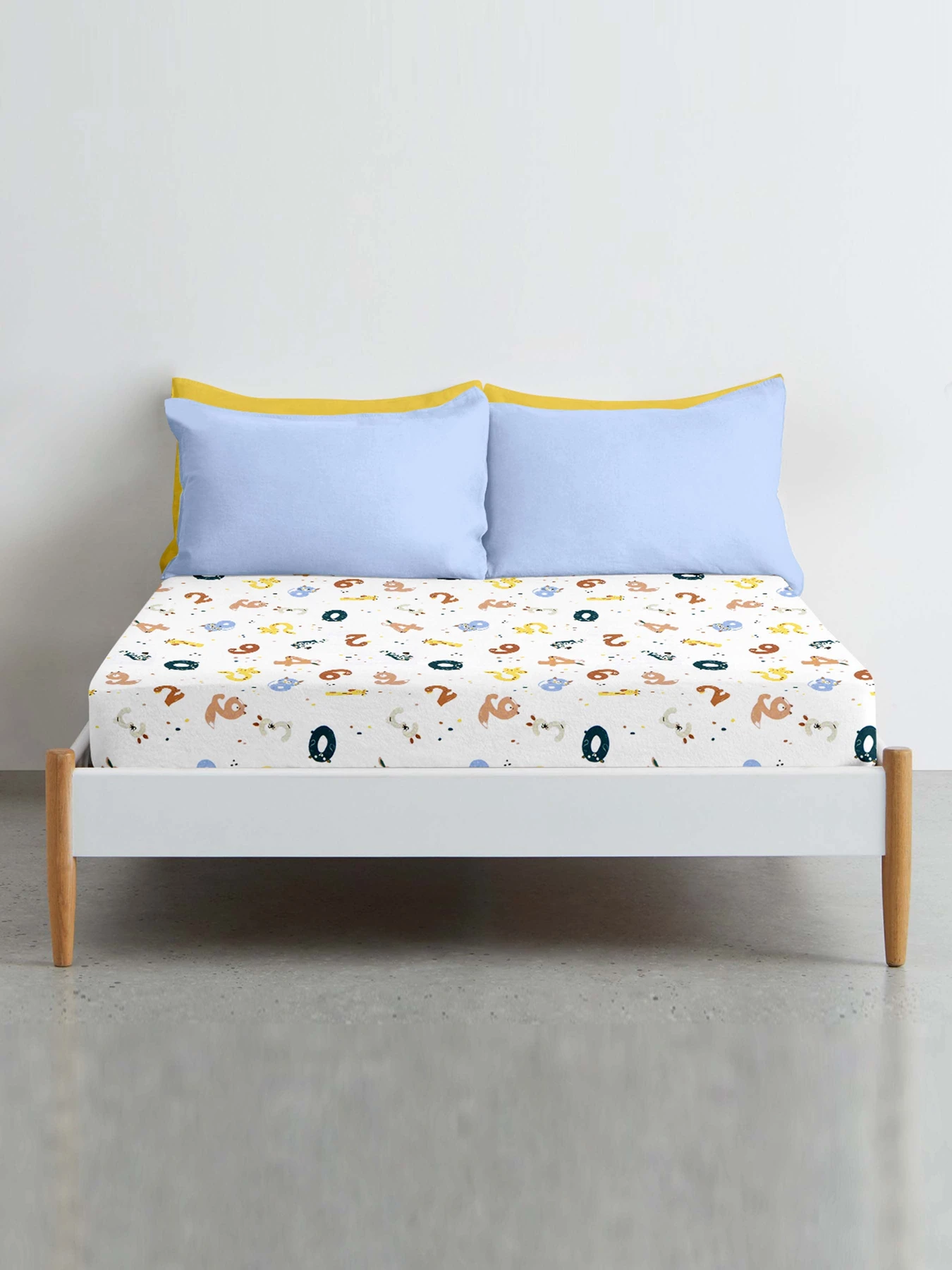 Простынь на резинке фланель NUMBERS Cosas модель Flannel_AnimalsNumbers_60x120x12 Простынь на резинке фланель NUMBERS Cosas модель Flannel_AnimalsNumbers_60x120x12 Фото