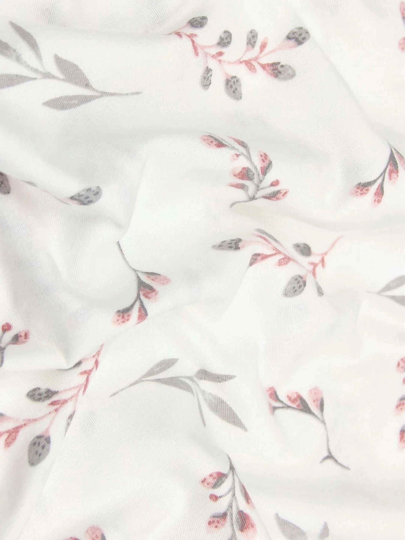 Простирадло на резинці фланель PINE BRANCHLETS Cosas модель Flannel_BudRoseGray_60x120x12 Простирадло на резинці фланель PINE BRANCHLETS Cosas модель Flannel_BudRoseGray_60x120x12 Фото