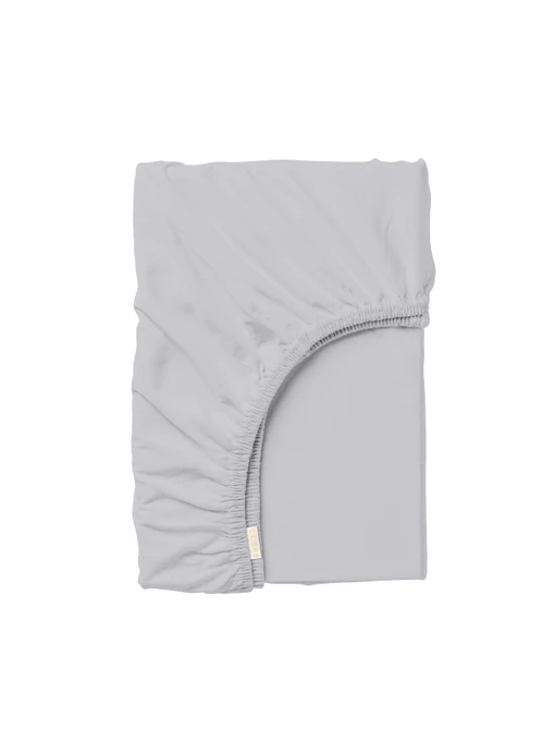 Простирадло на резинці ранфорс SMOKY Cosas модель Grey52_120x200x20 Фото