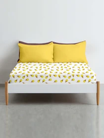 Простирадло на резинці ранфорс ICECREAM YELLOW Cosas модель IcecreamYellow_120 Фото