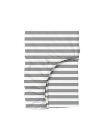 Простынь на резинке ранфорс SHADOW LINE Cosas модель LineGrey_100x200x20 Фото