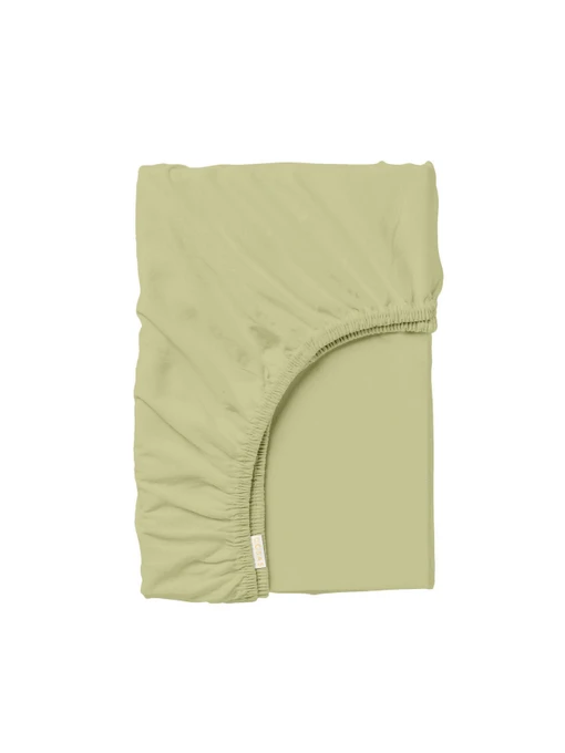 Простынь на резинке ранфорс OLIVE Cosas модель Olive78_120x200x20 Фото