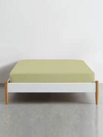 Простынь на резинке ранфорс OLIVE Cosas модель Olive78_120x200x20 Фото