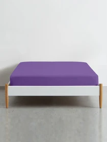 Простынь на резинке ранфорс LAVANDER Cosas модель PlumLight48_120x200x20 Фото