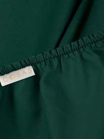 Простынь на резинке ранфорс DARK GREEN Cosas модель Ranfors91_GreenDark_120 Фото