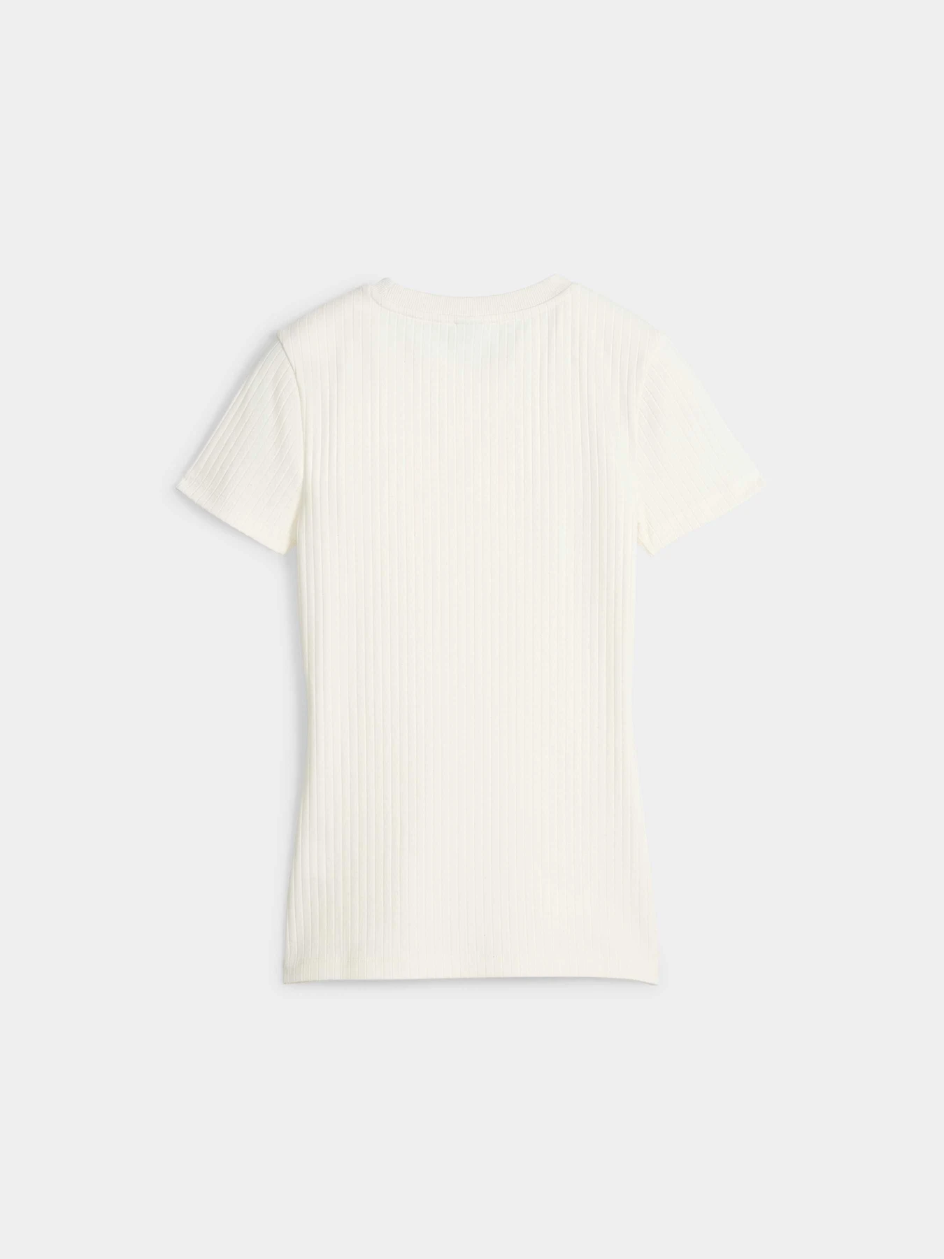 Футболки і поло PUMA Classics Ribbed Slim Tee модель 621382 Футболки і поло PUMA Classics Ribbed Slim Tee модель 621382 Фото