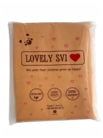 Плед Детский  Хлопок Муслин  - двухсторонний - Желтый Lovely Svi  модель 301253 Фото