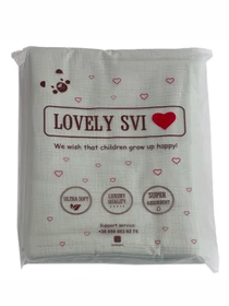 Плед Детский Хлопок Муслин - двухсторонний - Зеленый Lovely Svi модель 501257 Фото