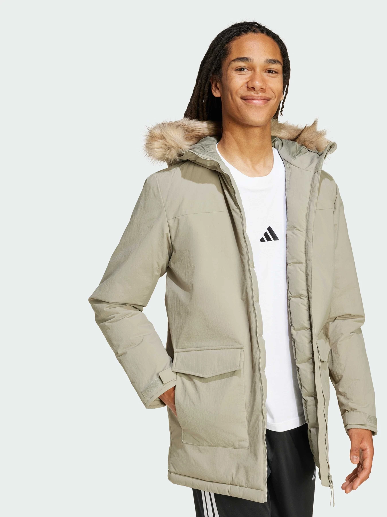 Куртки и дубленки Adidas модель JX7747 Фото