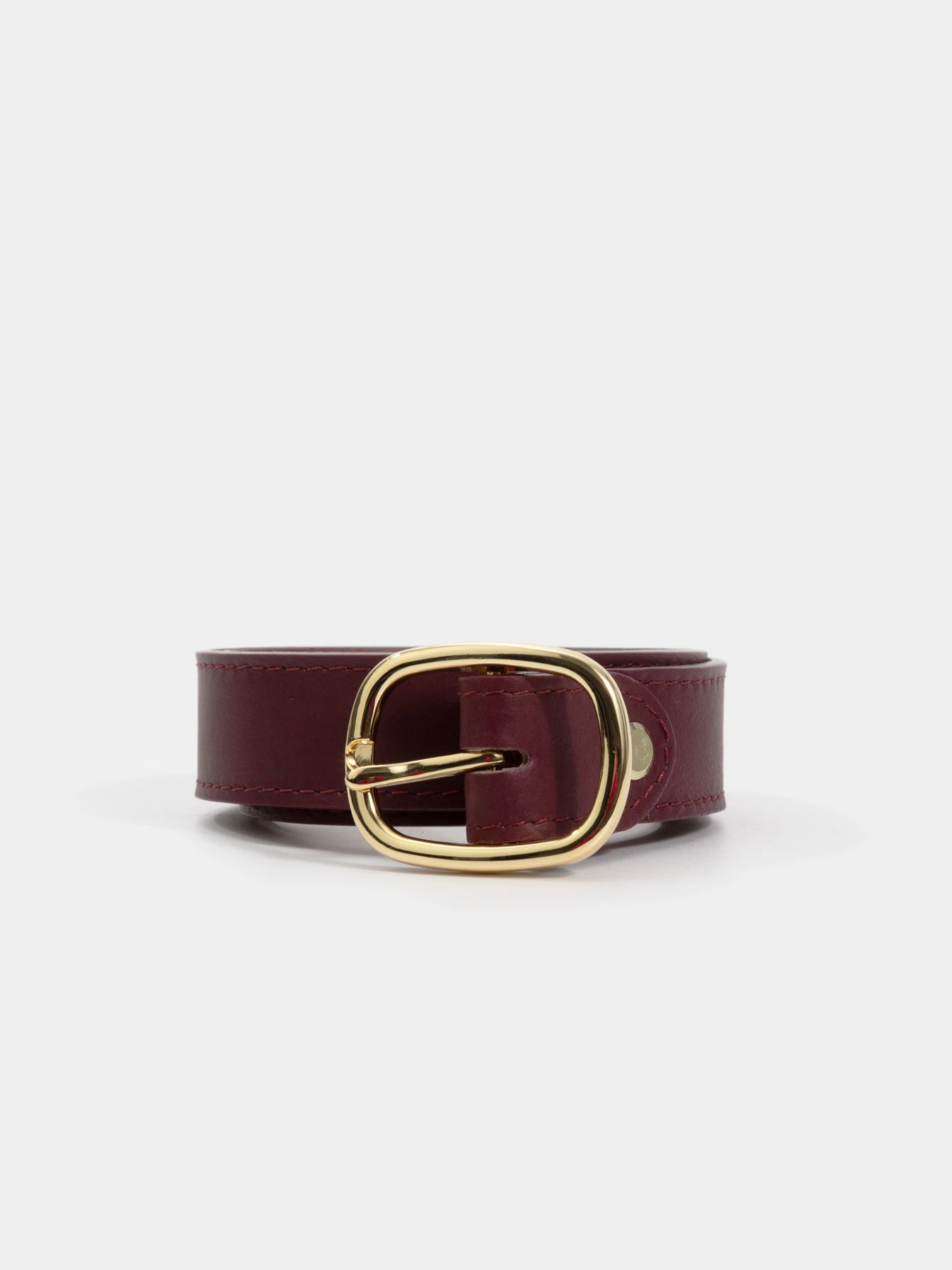 Ремені URBAN TRACE модель UT-W-61-3.0_burgundy_gold Фото
