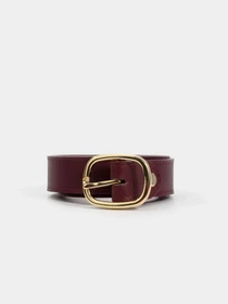 Ремені URBAN TRACE модель UT-W-61-3.0_burgundy_gold Фото