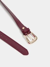 Ремни URBAN TRACE модель UT-W-64-2.5_burgundy_gold Фото