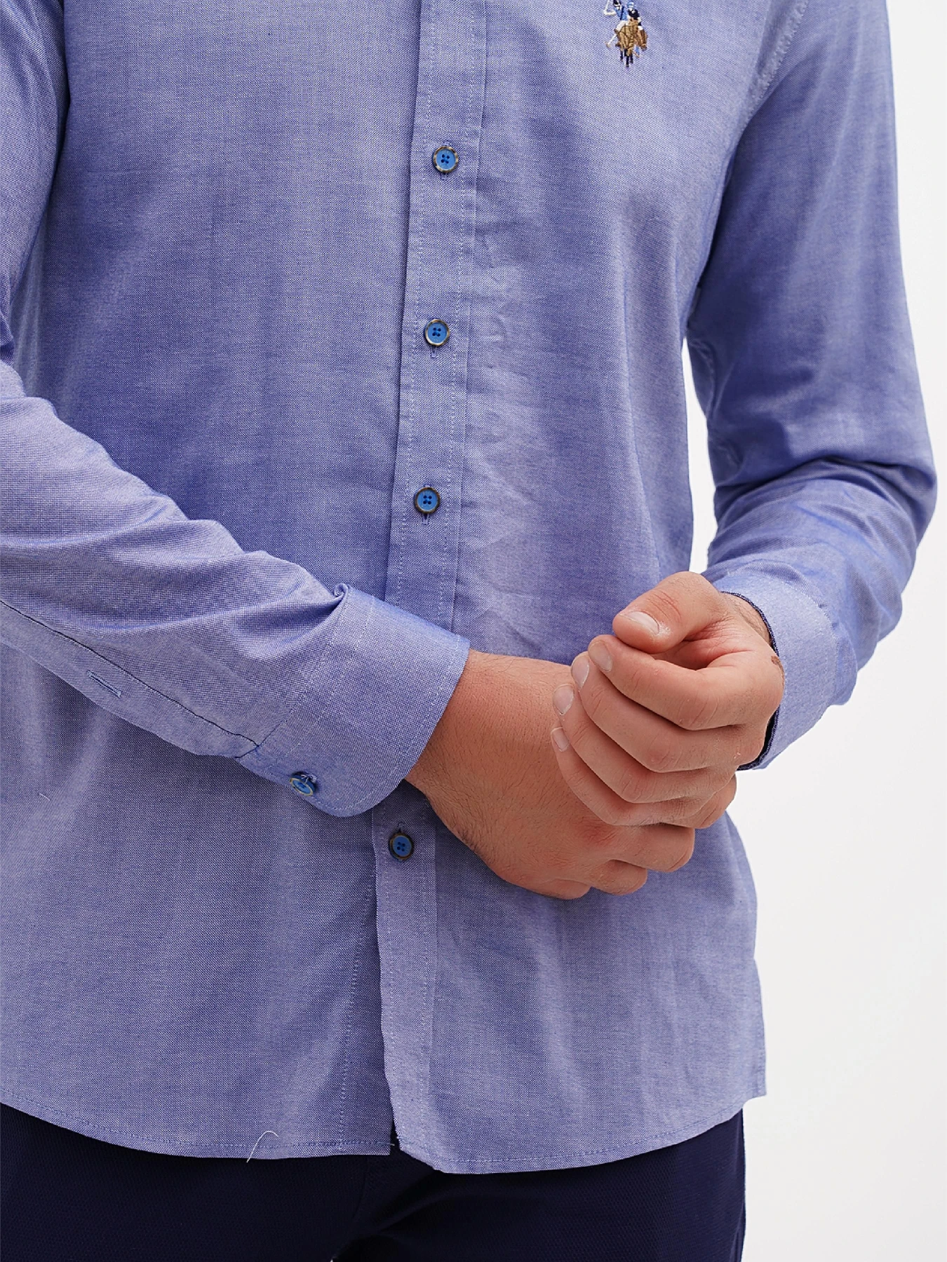 Рубашки US Polo модель G081SZ004.000.1450261.VR032 Фото