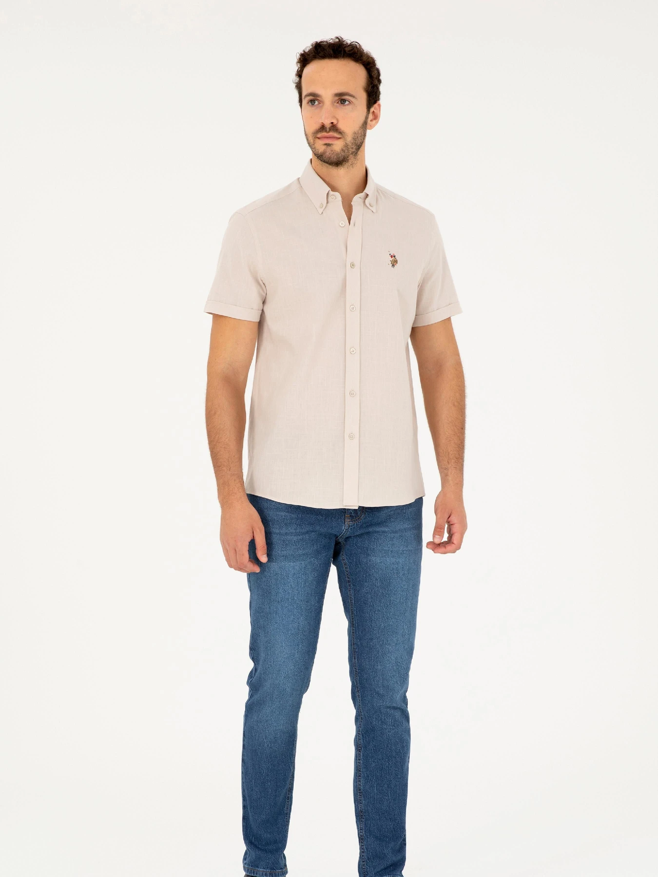 Рубашки US Polo модель G081GL004.000.1829502.VR049 Фото