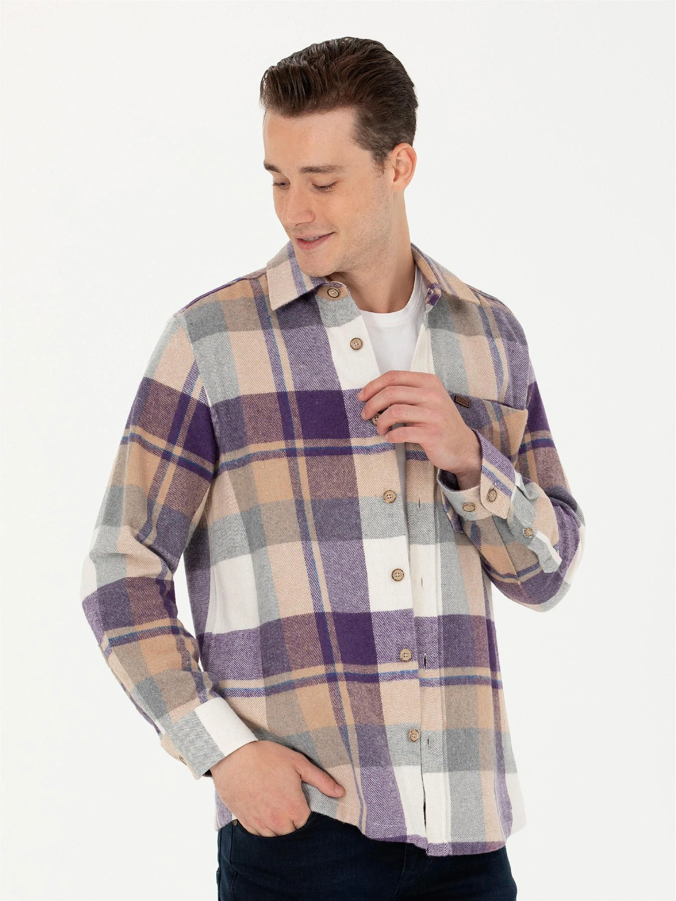Рубашки US Polo модель G081SZ004.000.1763588.VR015 Фото