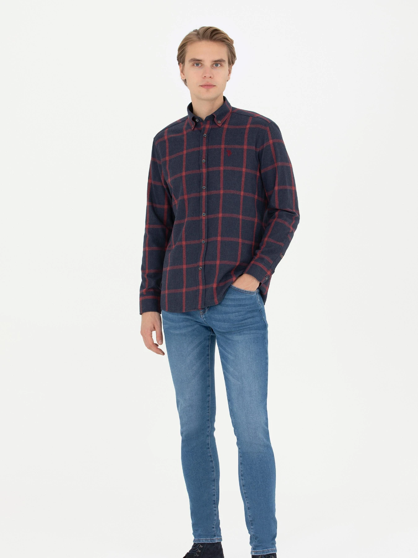 Рубашки US Polo модель G081SZ004.000.1787545.VR033 Фото