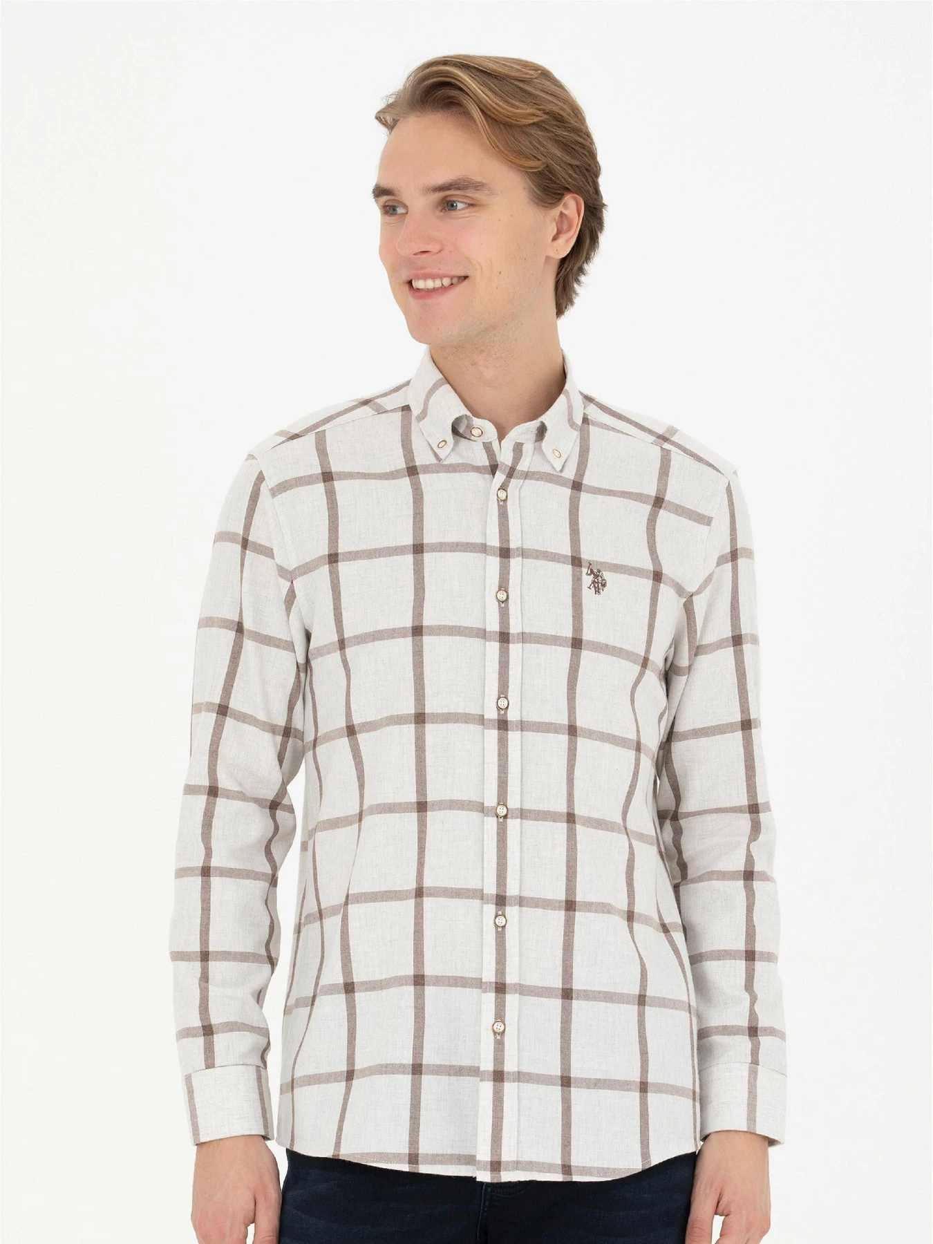 Рубашки US Polo модель G081SZ004.000.1787545.VR049 Фото