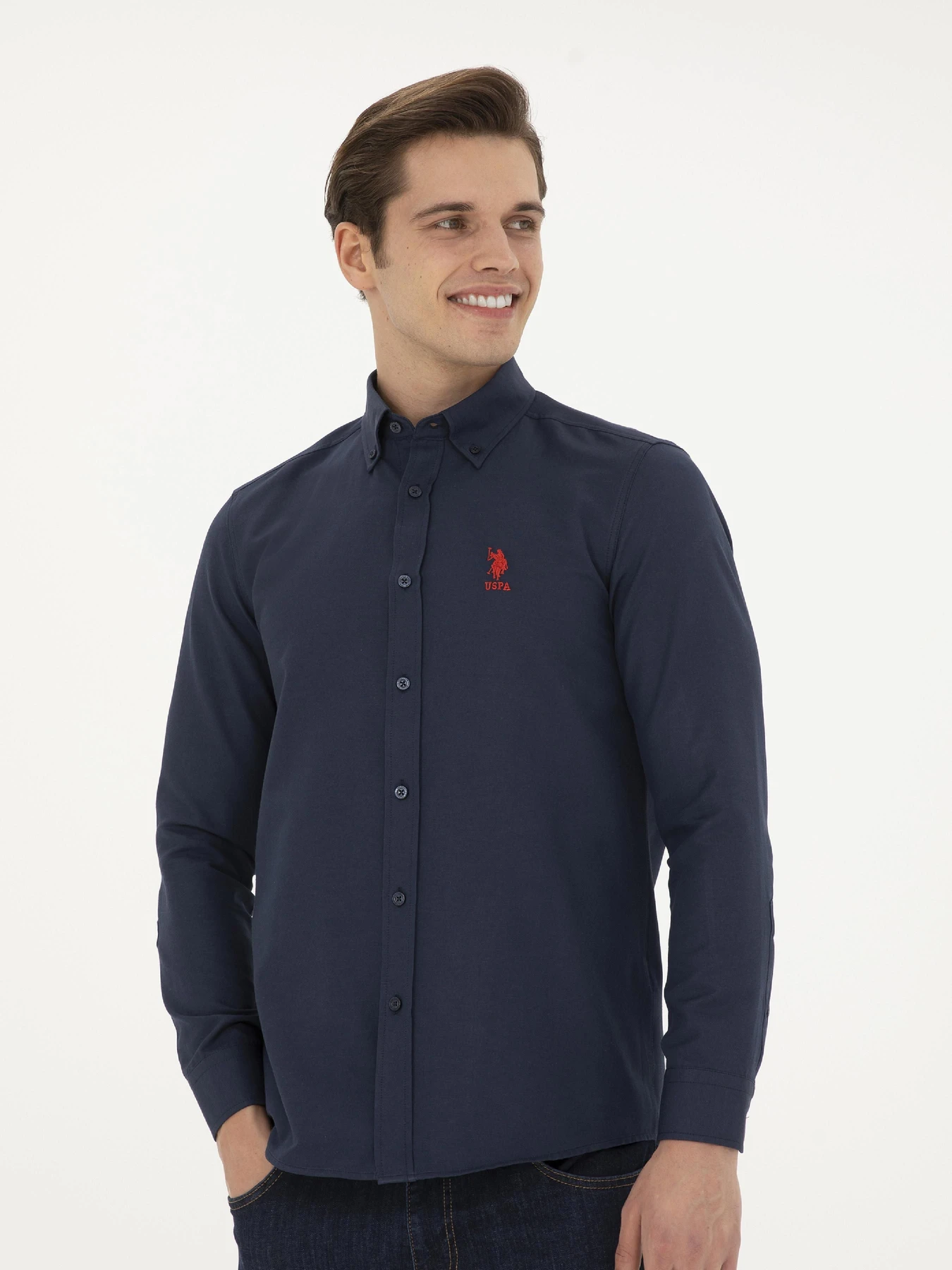 Рубашки US Polo модель G081GL004.000.1829675.VR033 Фото