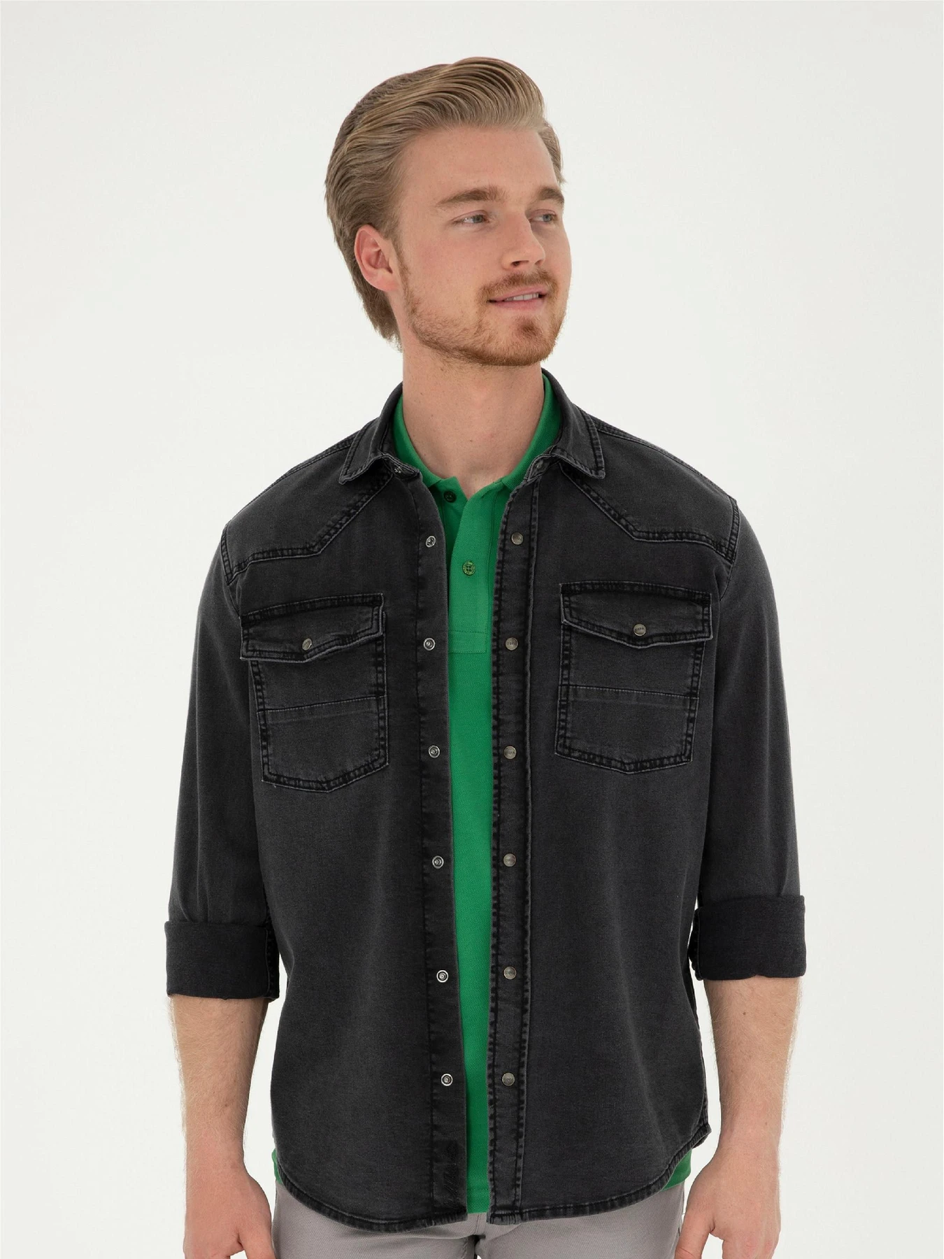 Рубашки US Polo модель G081SZ077.000.1836895.DN0027 Фото
