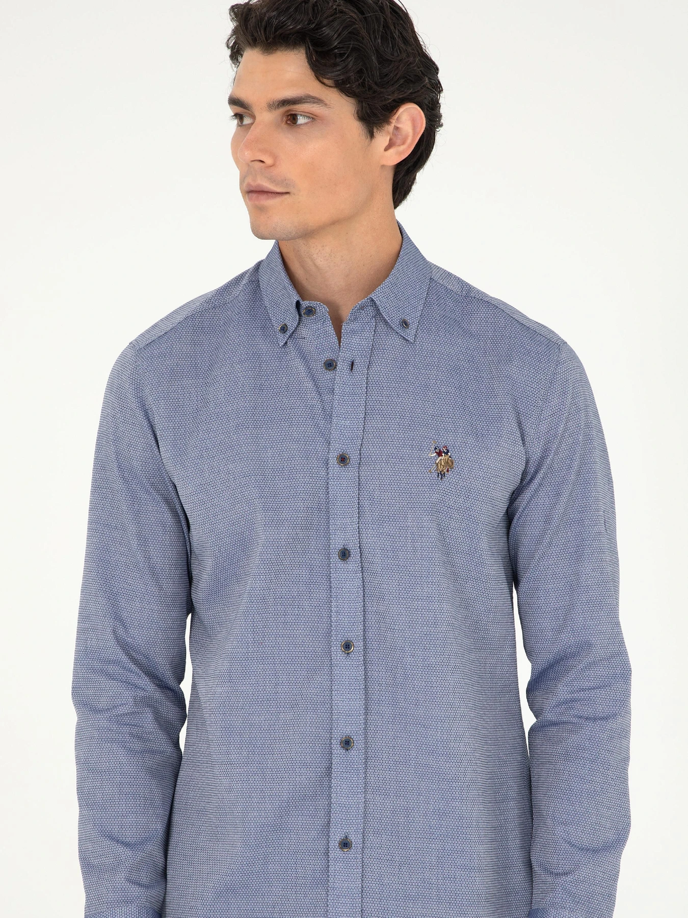 Рубашки US Polo модель G081SZ004.000.1964641.VR033 Фото