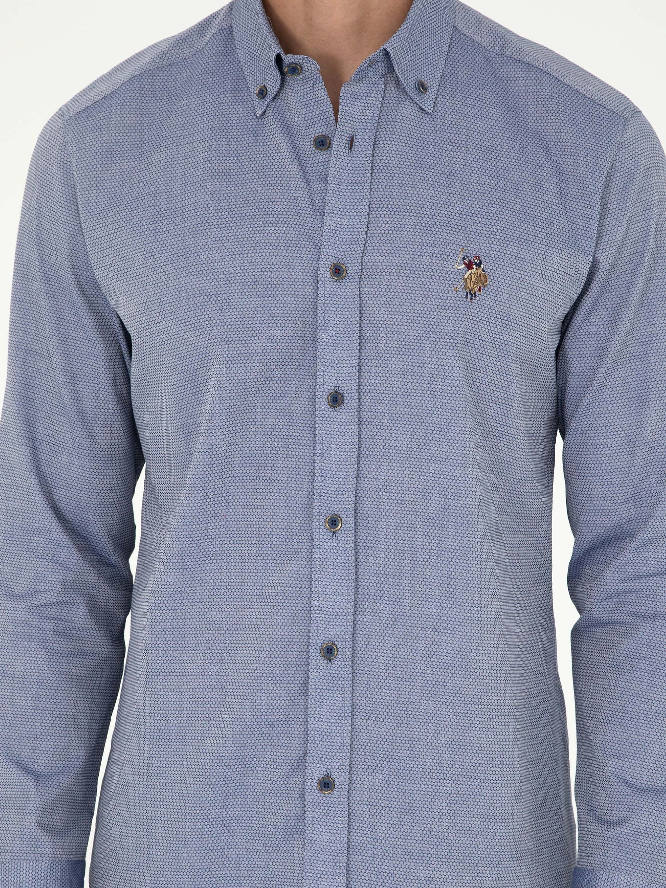 Рубашки US Polo модель G081SZ004.000.1964641.VR033 Фото