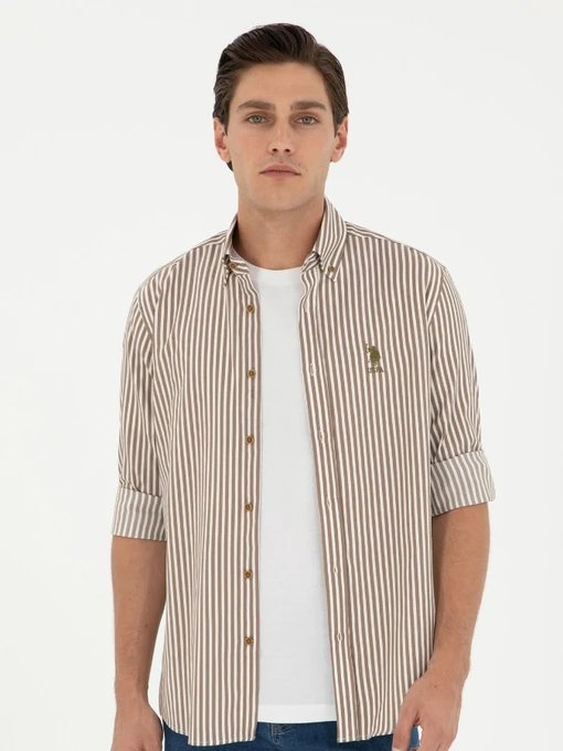 Рубашки US Polo модель G081SZ004.000.2004222.VR027 Фото