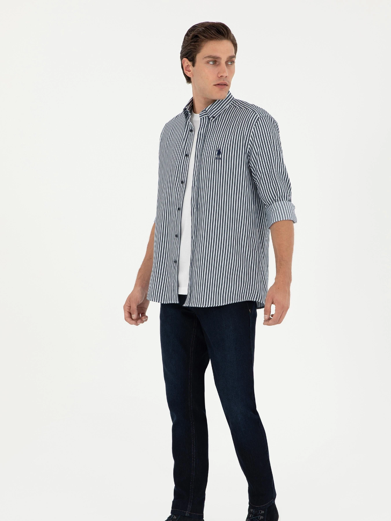 Рубашки US Polo модель G081SZ004.000.2004222.VR033 Фото