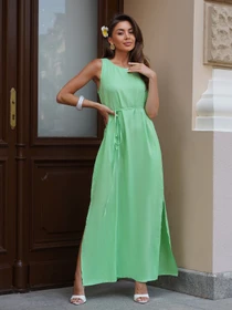 Платья ISSA Plus модель 15264_салатовый Фото