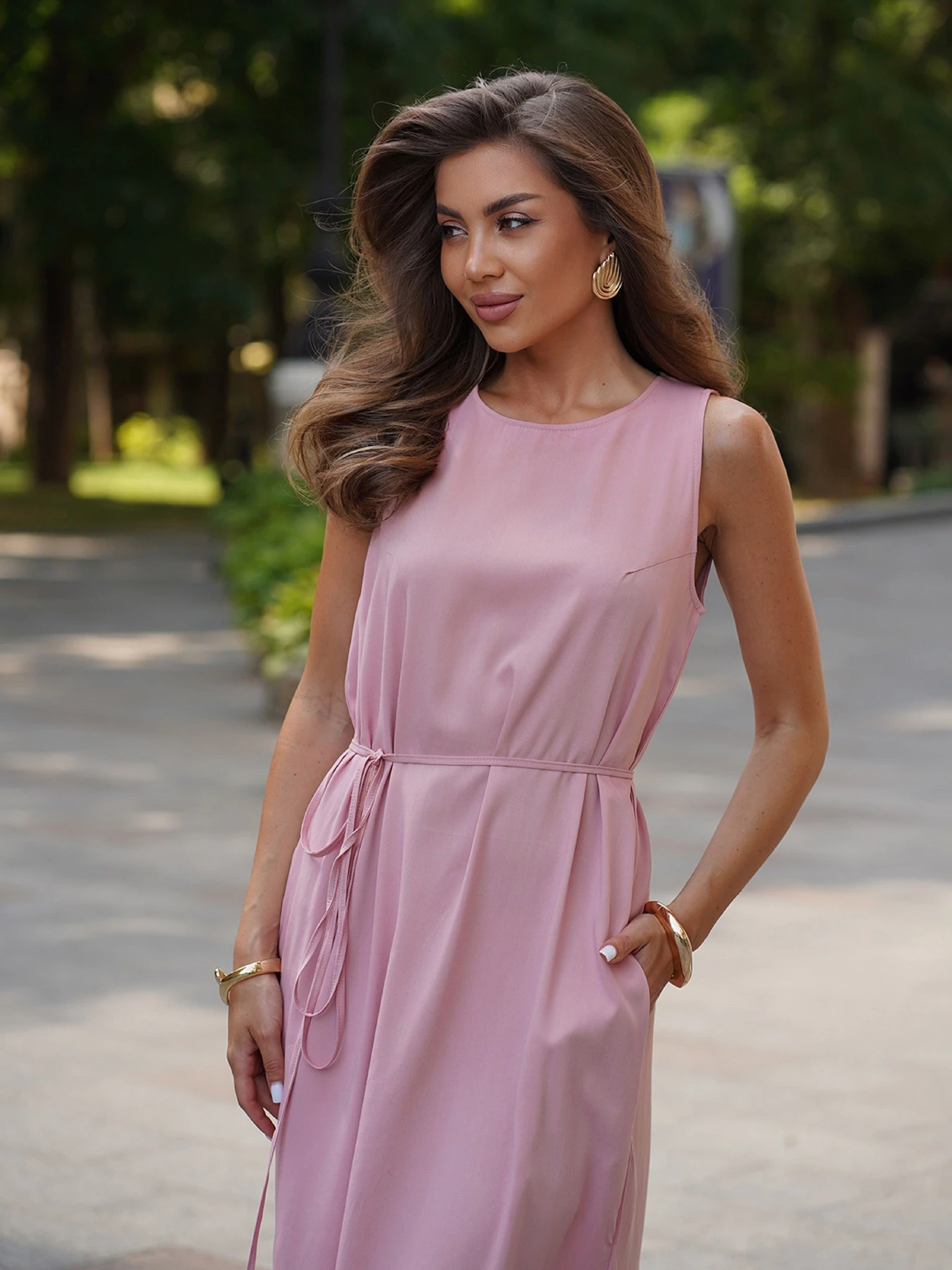 Платья ISSA Plus модель 15264A_розовый Фото