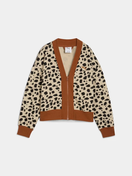 Свитры и кардиганы PUMA Leo Aop Cardigan Tr модель 689507 Фото