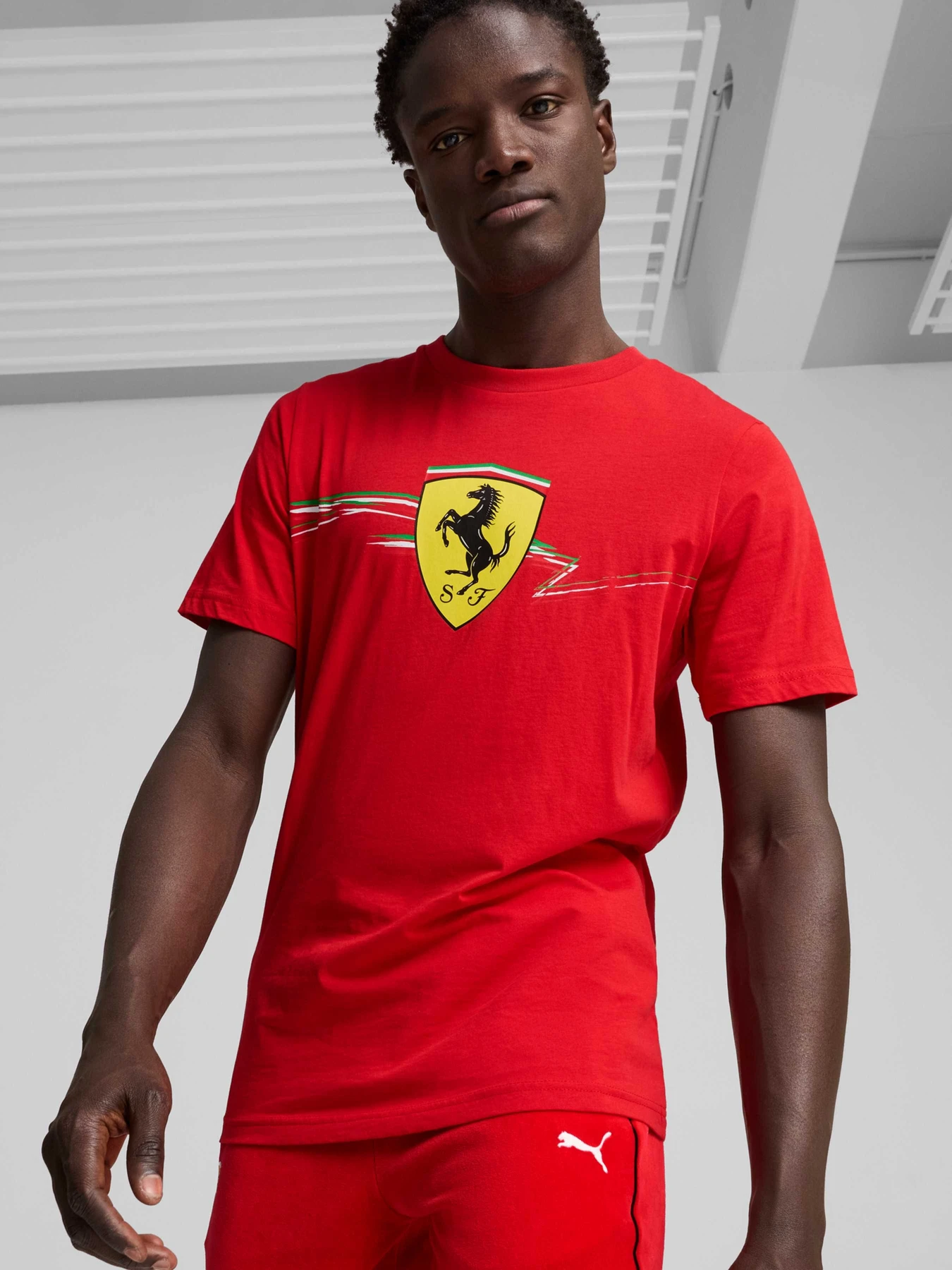 Футболки и поло PUMA Ferrari Race Big Shield Tee модель 627055 Фото