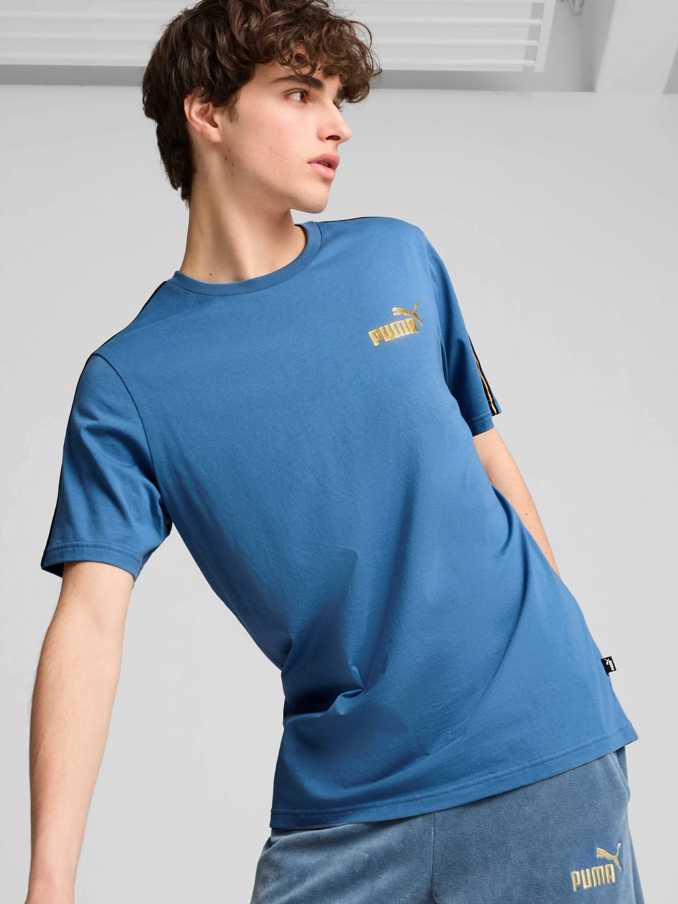 Футболки и поло PUMA Ess Tape Minimal Gold Tee модель 630019 Фото