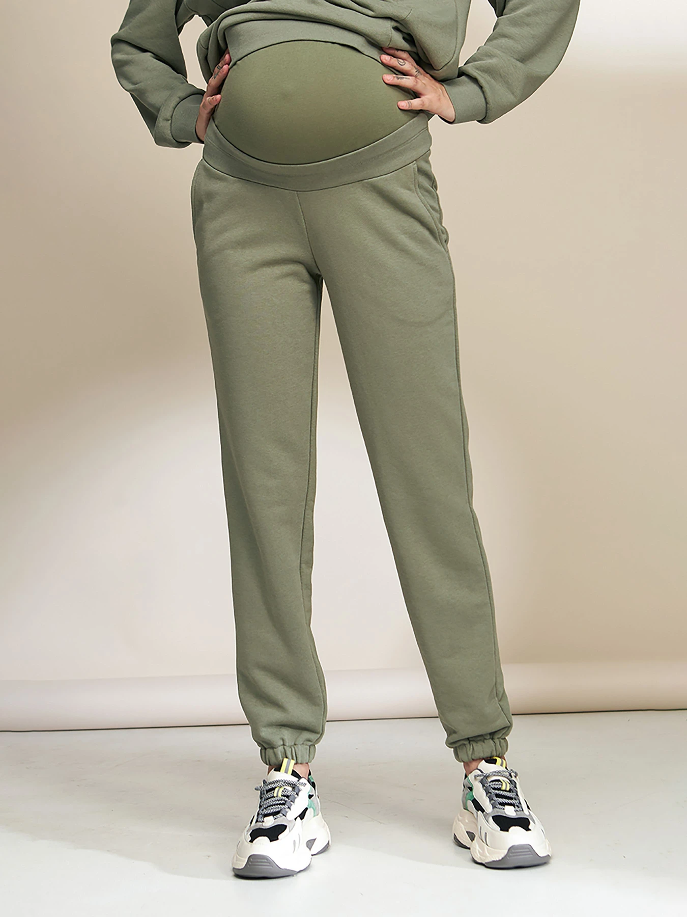 Штани Yula mama Berit модель BeritTR-33.011OliveYLMMBRK Штани Yula mama Berit модель BeritTR-33.011OliveYLMMBRK Фото