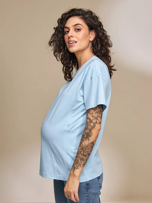 Футболки і поло Yula mama Muse модель MuseNR-33.013BlueLightYLMMTSH Фото
