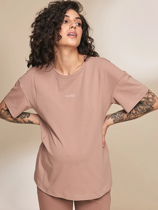 Футболки и поло Yula mama Muse модель MuseNR-33.011CappuccinoYLMMTSH Фото