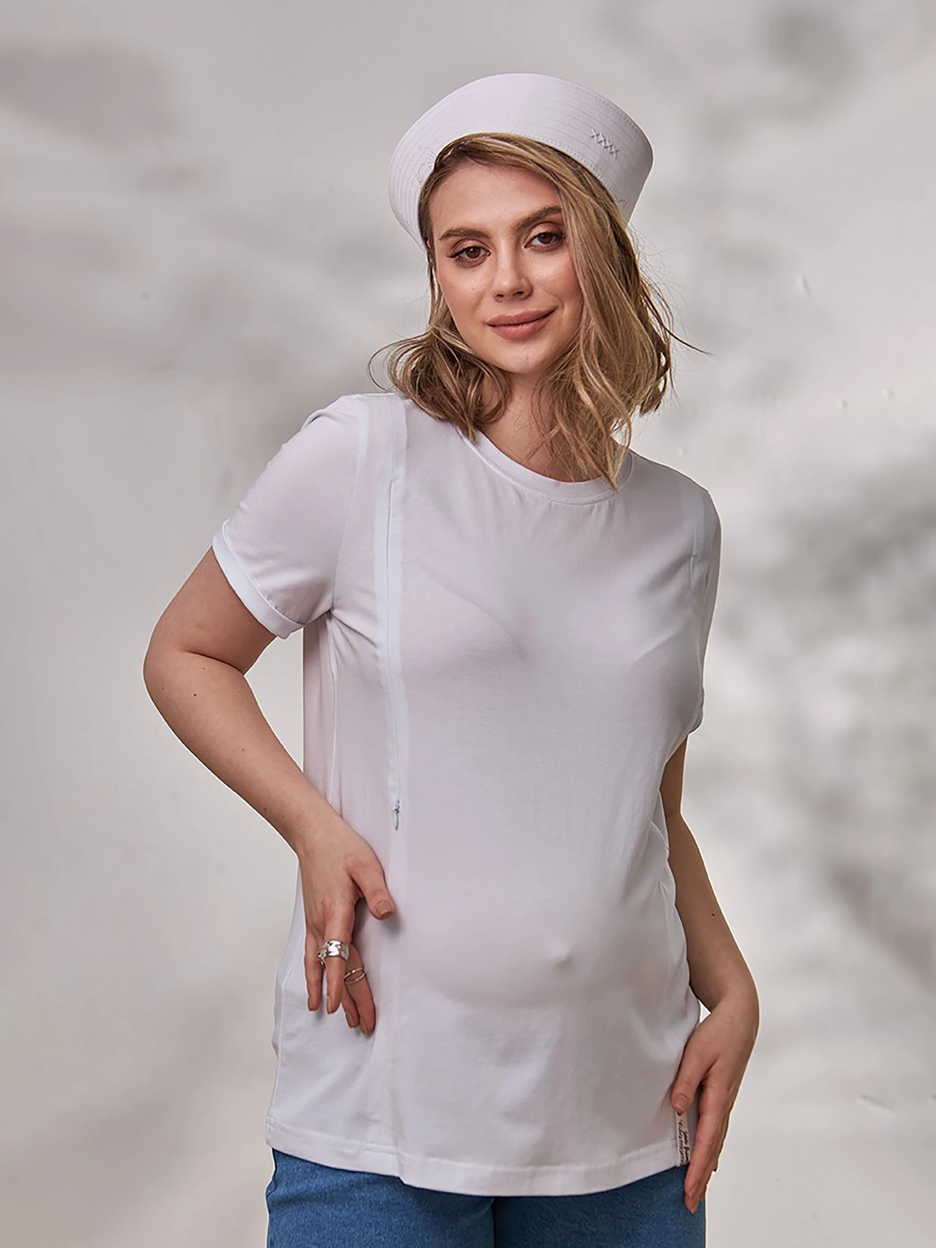 Футболки і поло Yula mama Una модель UnaNR-24.052WhiteYLMMTSH Футболки і поло Yula mama Una модель UnaNR-24.052WhiteYLMMTSH Фото