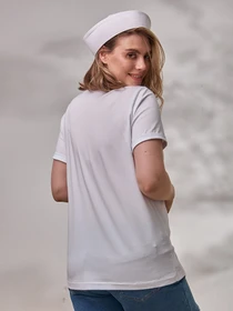 Футболки і поло Yula mama Una модель UnaNR-24.052WhiteYLMMTSH Фото