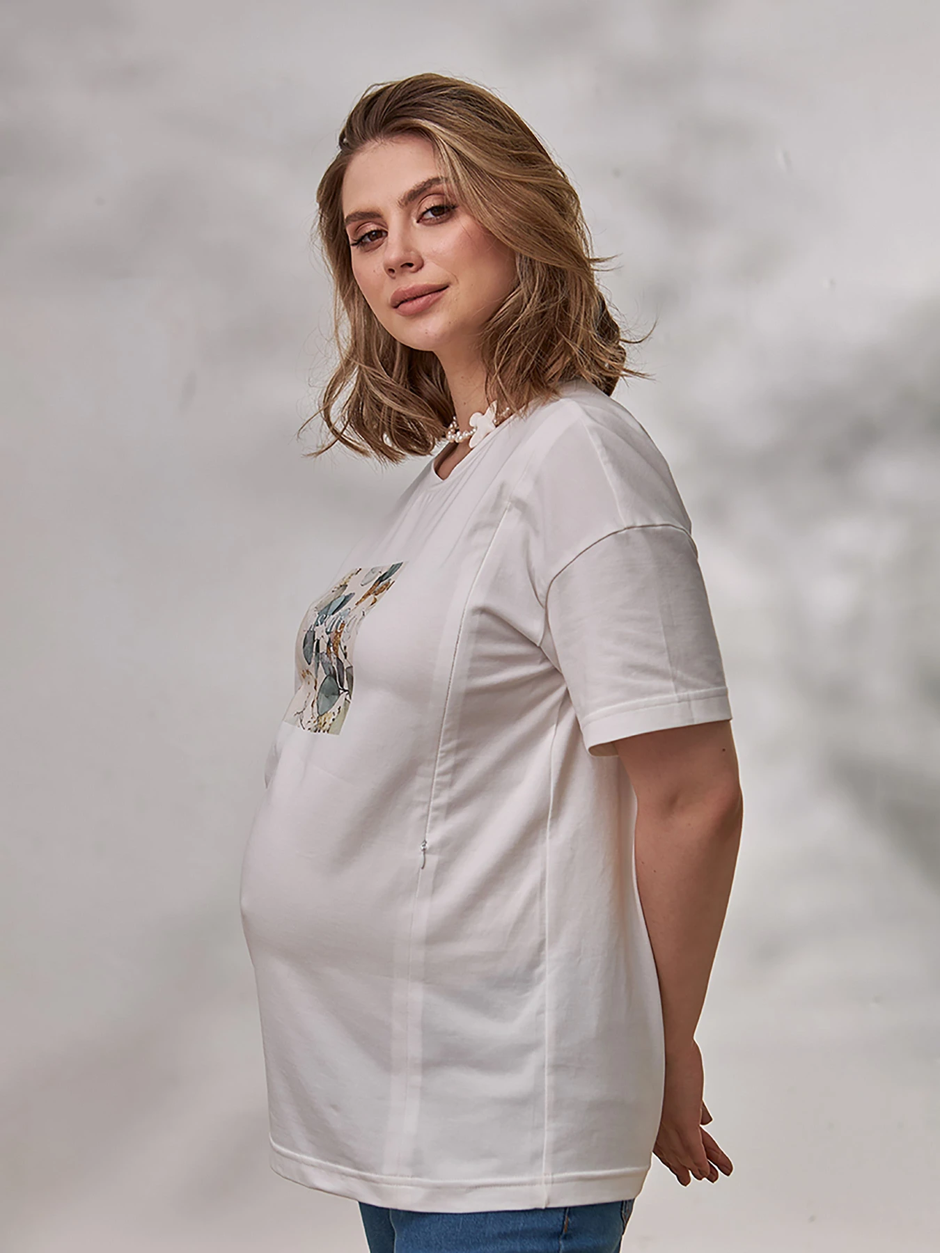 Футболки і поло Yula mama Nature модель NatureNR-24.061LacticYLMMTSH Футболки і поло Yula mama Nature модель NatureNR-24.061LacticYLMMTSH Фото