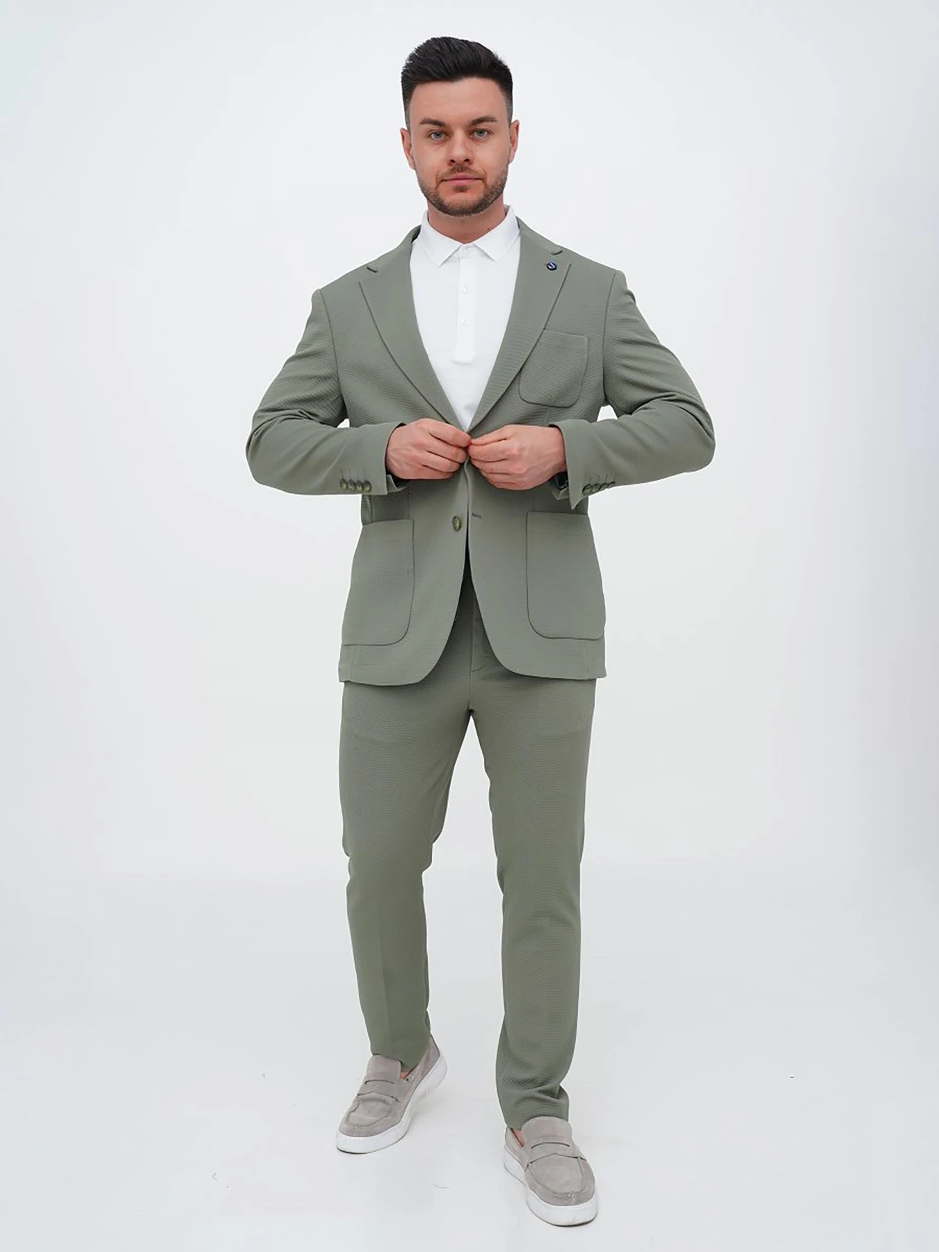 Костюмы Trend Collection модель TC14315OliveKSTMMN Фото