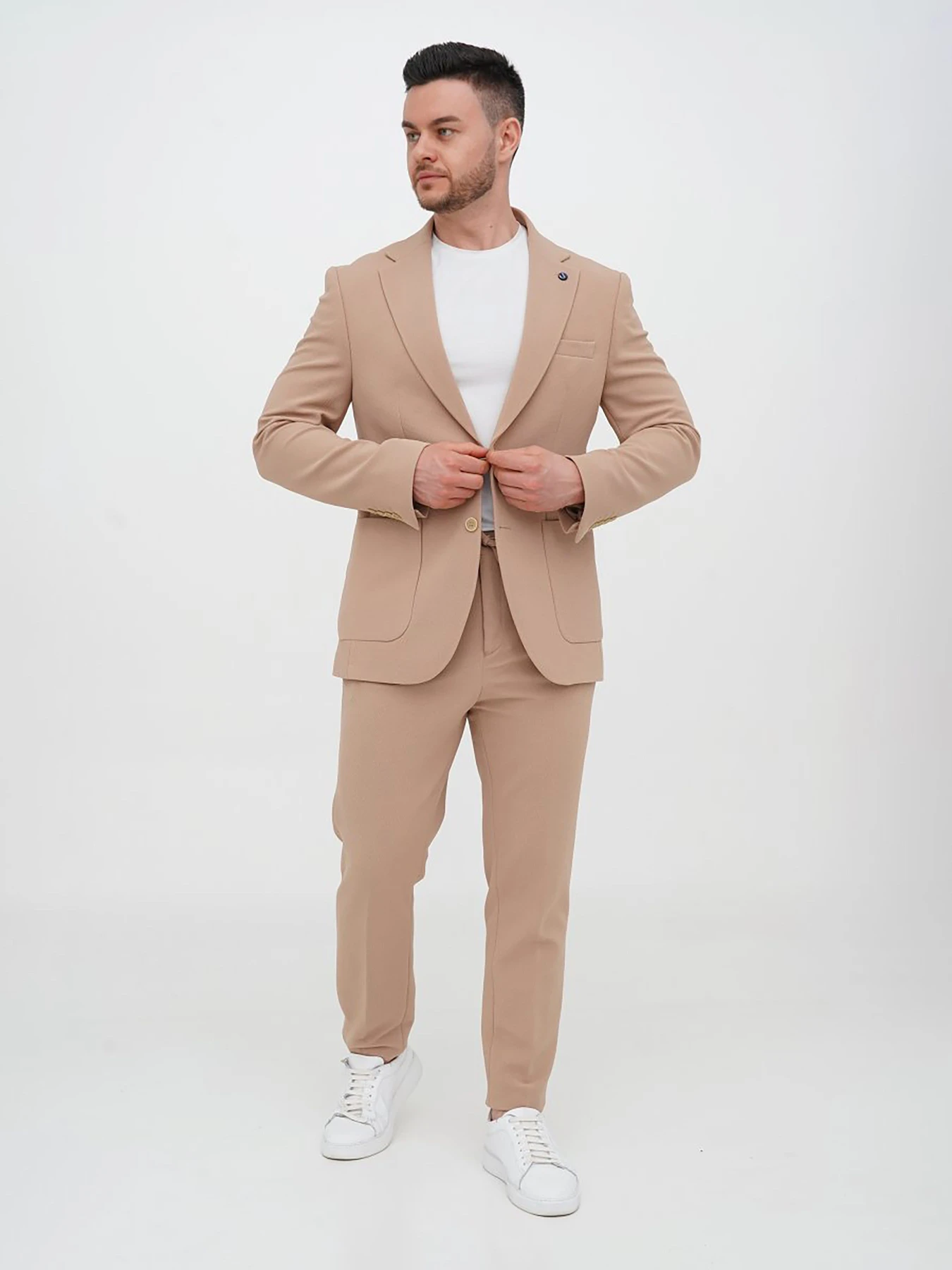 Костюмы Trend Collection модель TC14225BeigeKSTMMN Фото