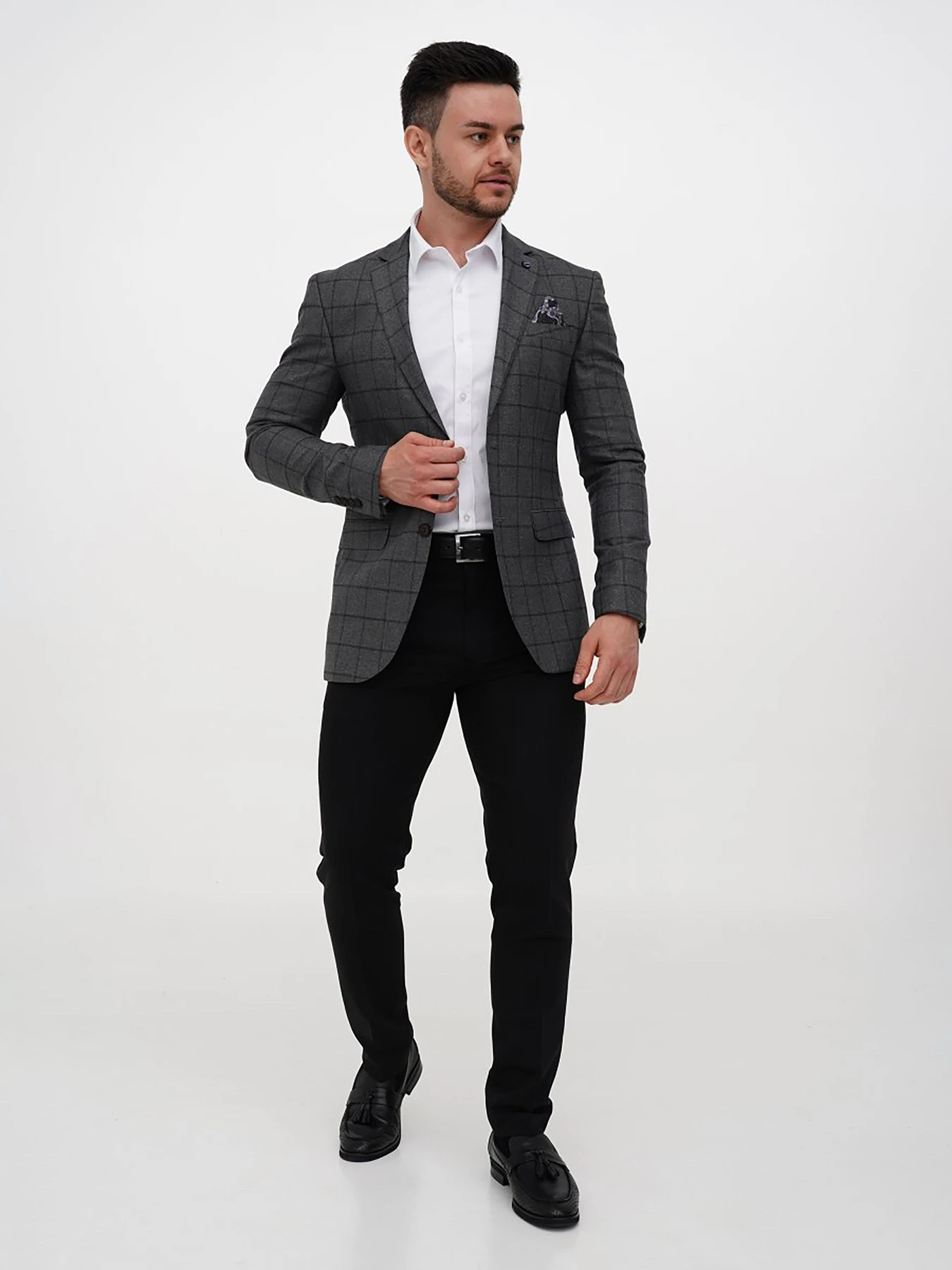 Пиджаки Trend Collection модель TC12238GreyPDZHKMN Фото